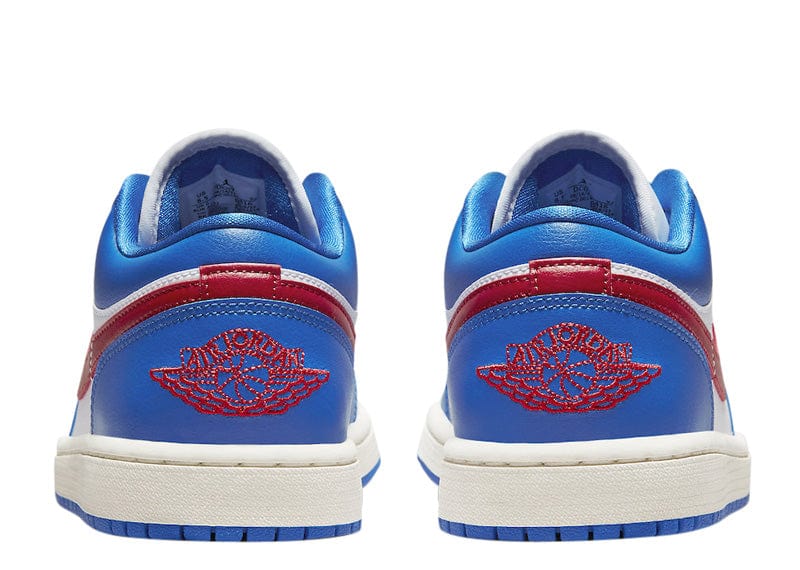 Jordan 1 Low Sport Blue Gym Red (Women's)