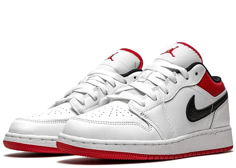 Jordan 1 Low White Gym Red (GS)