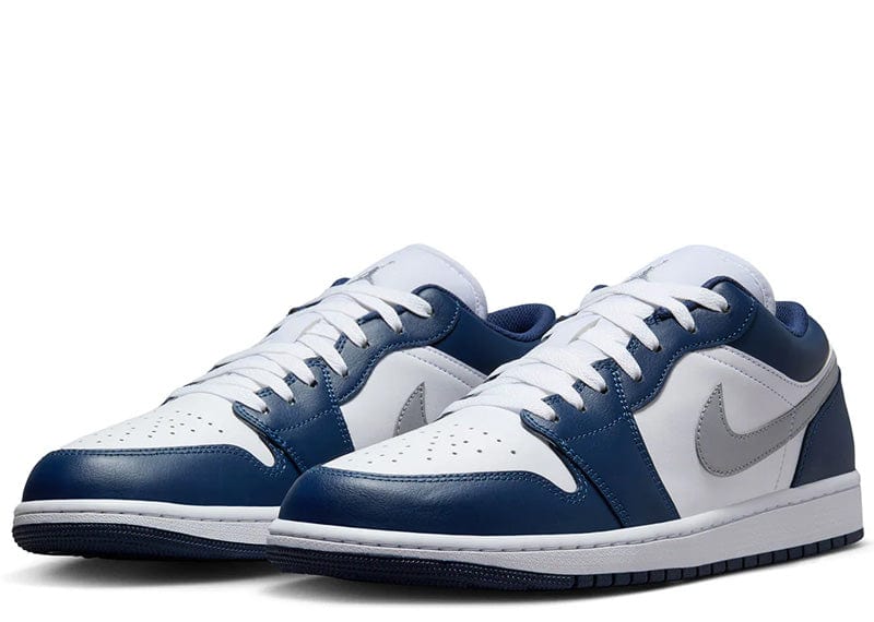 Jordan 1 Low Wolf Grey Midnight Navy