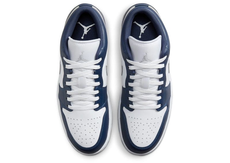 Jordan 1 Low Wolf Grey Midnight Navy