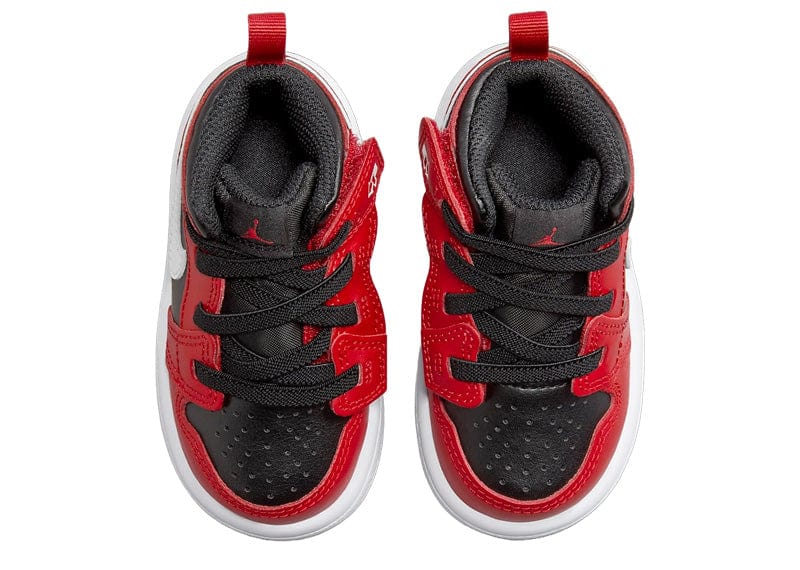 Jordan 1 Mid ALT Black Gym Red White (Toddler)