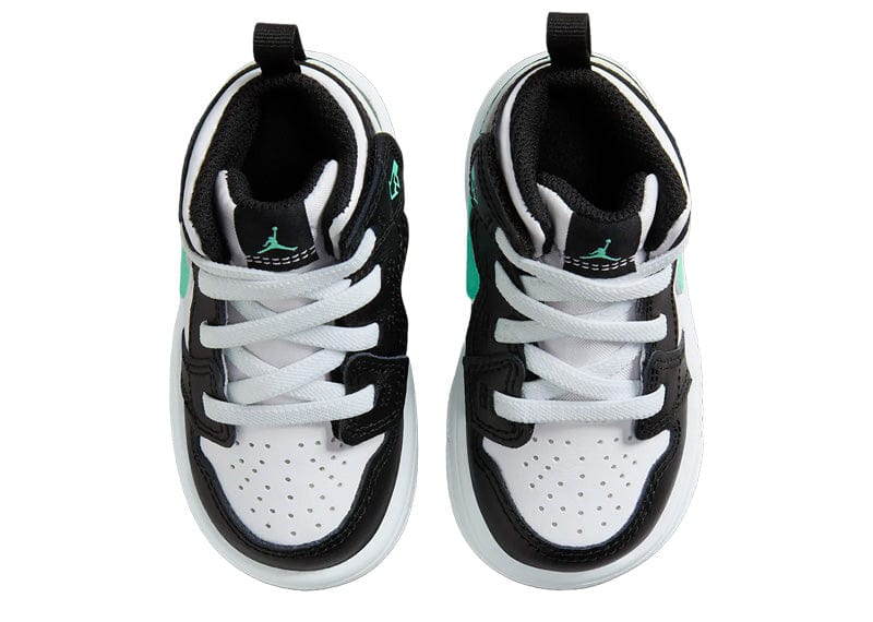 Jordan 1 Mid ALT White Black Green Glow (TD)