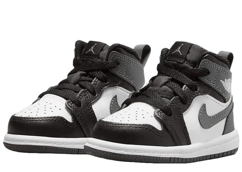 Jordan 1 Mid Black White Iron Grey (TD)