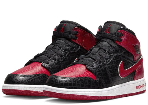 Jordan 1 Mid Bred Text (GS)