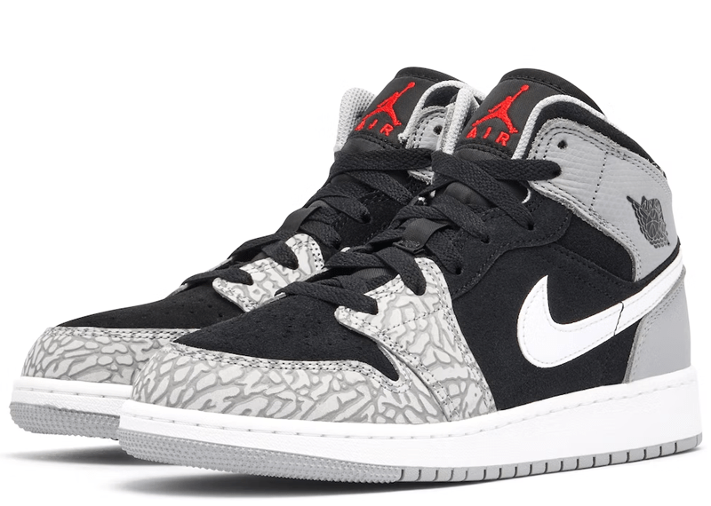 Jordan 1 Mid Elephant Print