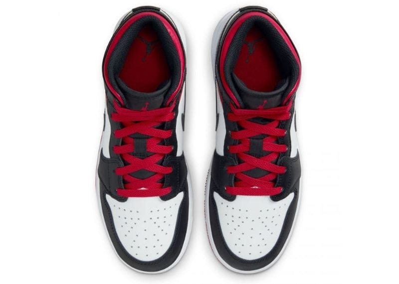 Jordan 1 Mid Gym Red Black Toe (GS)