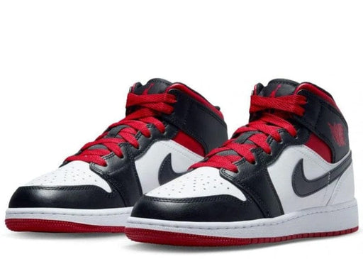 Jordan 1 Mid Gym Red Black Toe (GS)