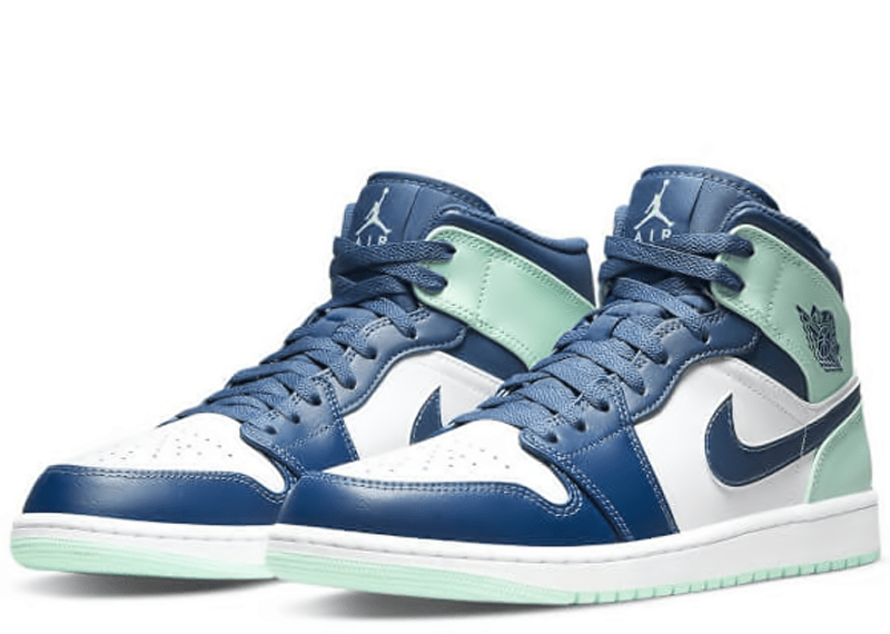 Jordan 1 Mid Mystic Navy Mint Foam