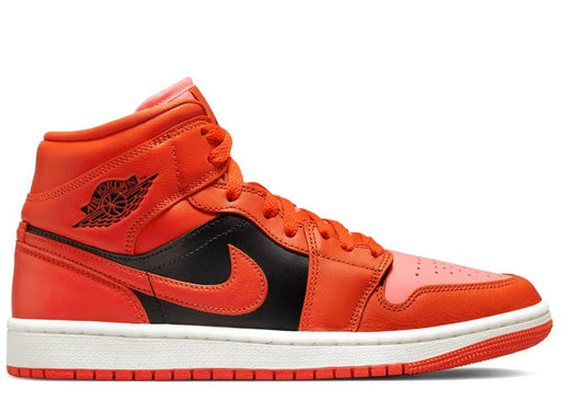 Jordan 1 Mid Orange Black (W)