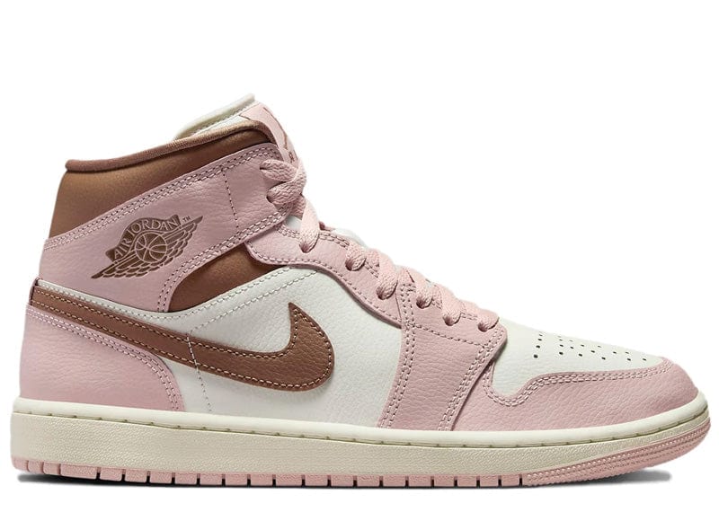 Jordan 1 Mid Pink Oxford Brown (Women's)