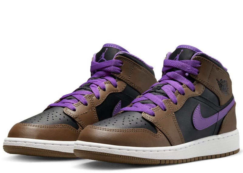 Jordan 1 Mid Purple Mocha (GS)