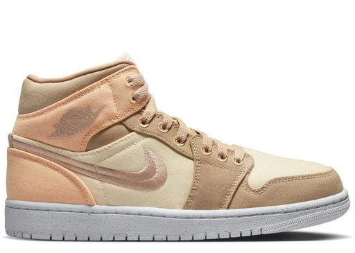 Jordan 1 Mid SE Canvas Khaki (Women's)