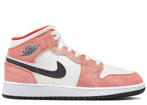 Jordan 1 Mid SE Orange Suede (GS)