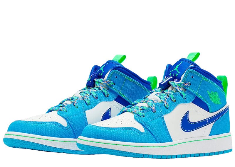 Jordan 1 Mid SE Sprite Blue (GS)