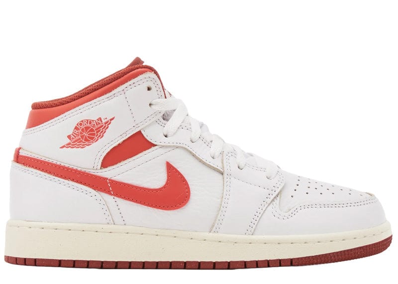 Jordan 1 Mid SE White Dune Red (GS)