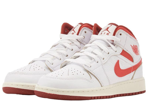 Jordan 1 Mid SE White Dune Red (GS)