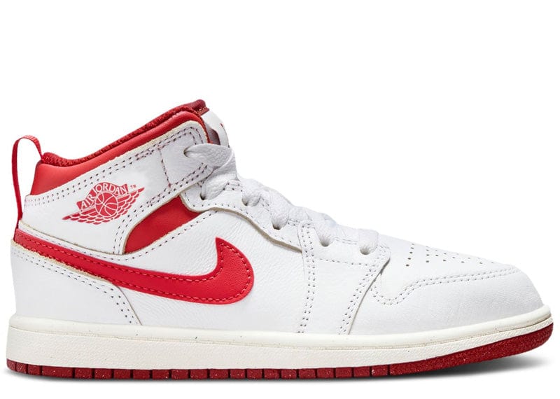 Jordan 1 Mid Se White Lobster Dune Red -Sail (PS)