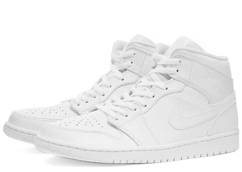 Jordan 1 Mid Triple White (2022)