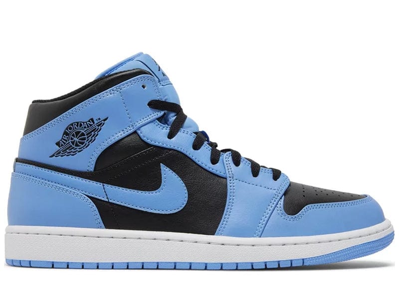 Jordan 1 Mid University Blue Black