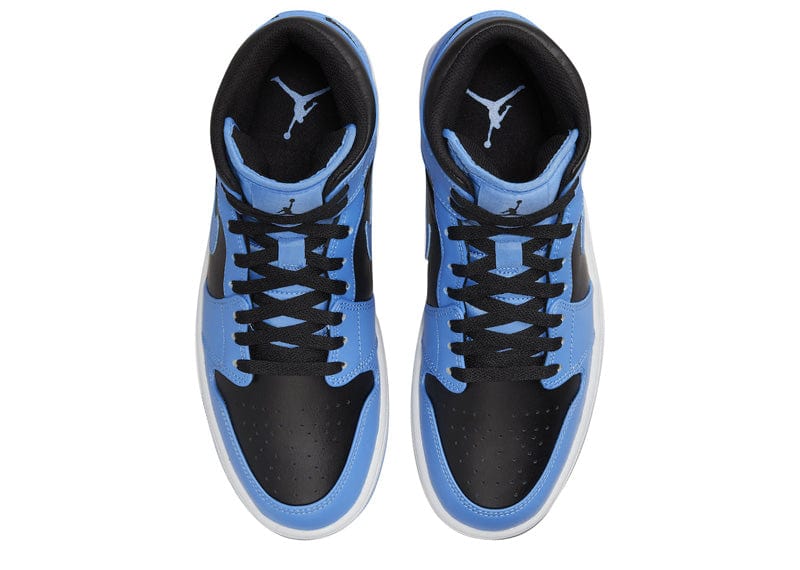 Jordan 1 Mid University Blue Black