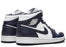 Jordan 1 Mid White Metallic Gold Obsidian