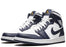 Jordan 1 Mid White Metallic Gold Obsidian