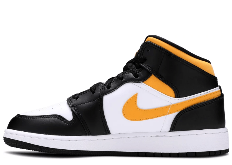 Jordan 1 Mid White Pollen Black (GS)