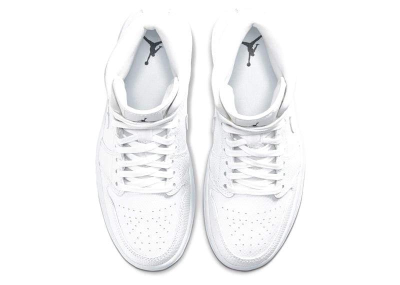 Jordan 1 Mid White Snakeskin (W)