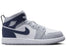 Jordan 1 Mid Wolf Grey Midnight Navy (PS)