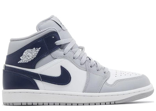 Jordan 1 Mid Wolf Grey Midnight Navy