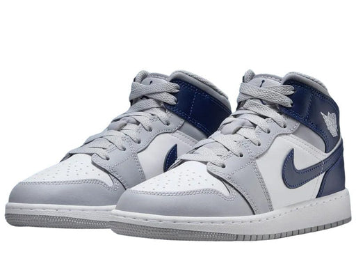 Jordan 1 Mid Wolf Grey Midnight Navy