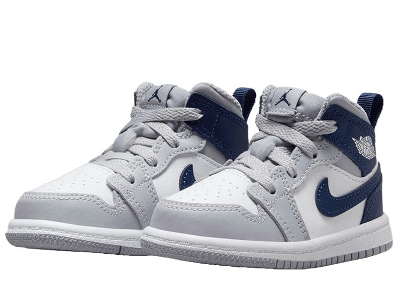 Jordan 1 Mid Wolf Grey Midnight Navy (TD)