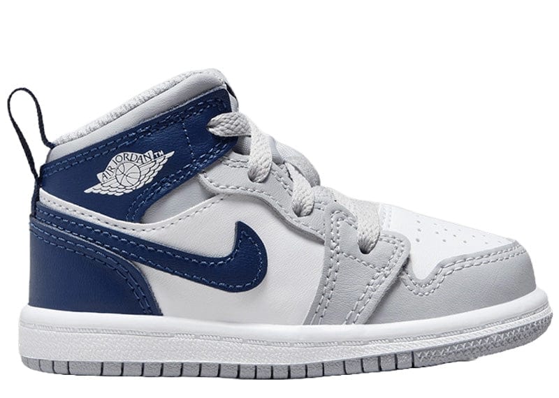 Jordan 1 Mid Wolf Grey Midnight Navy (TD)