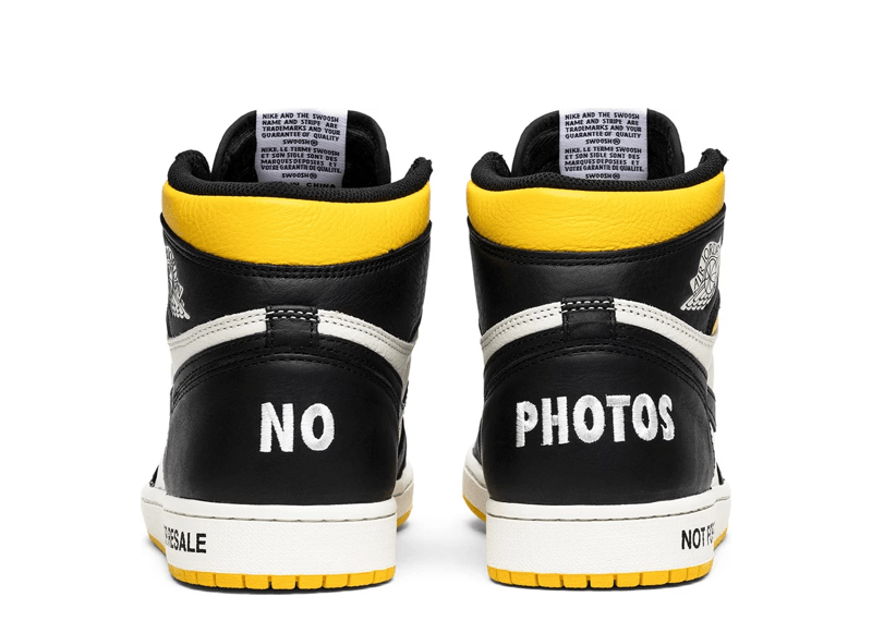 Jordan 1 Retro High Not for Resale Varsity Maize