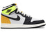 Jordan 1 Retro High White Black Volt University Gold (GS)