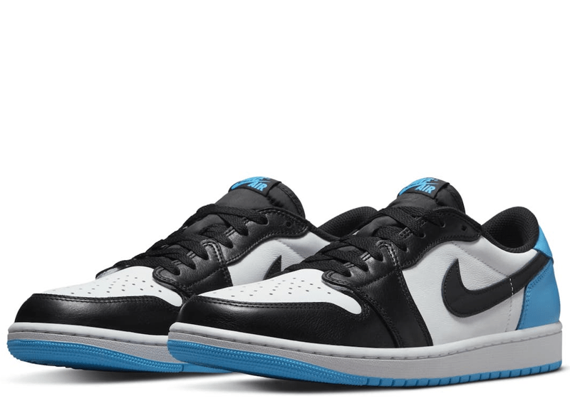 Jordan 1 Retro Low OG Black Dark Powder Blue