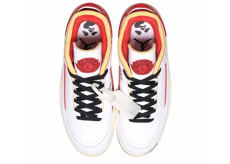 Jordan 2 Retro Low SP Off-White White Red