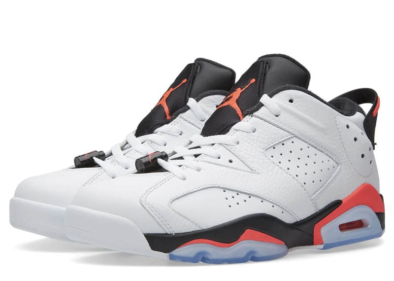 Jordan 6 Retro Low Infrared White