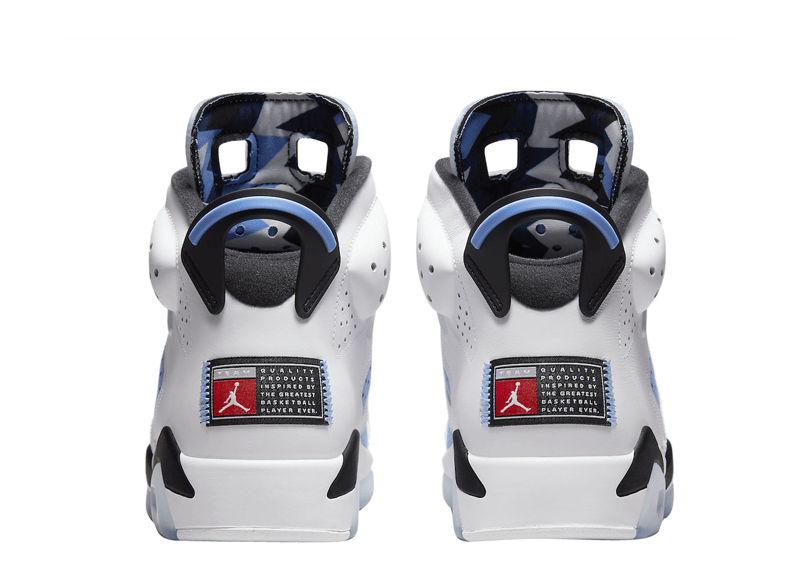 Jordan 6 Retro UNC White