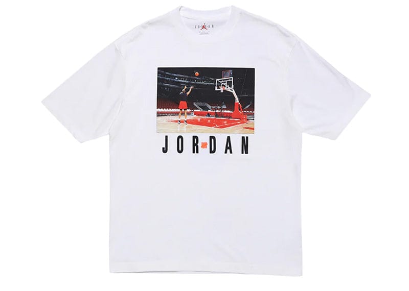 Jordan x Undefeated Free Throw Tee White