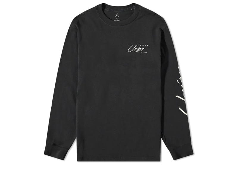 Jordan x Union MJ L/S Tee (Asia Sizing) Black/Coconut Milk