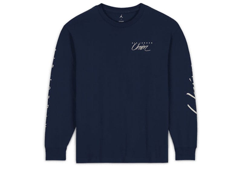 Jordan x Union MJ L/S Tee (Asia Sizing) College Navy/Coconut Milk