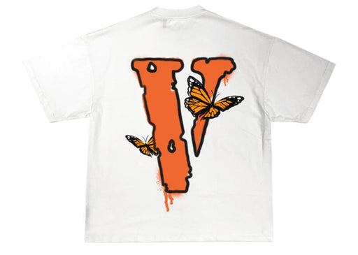 Juice Wrld x Vlone Butterfly T-shirt White