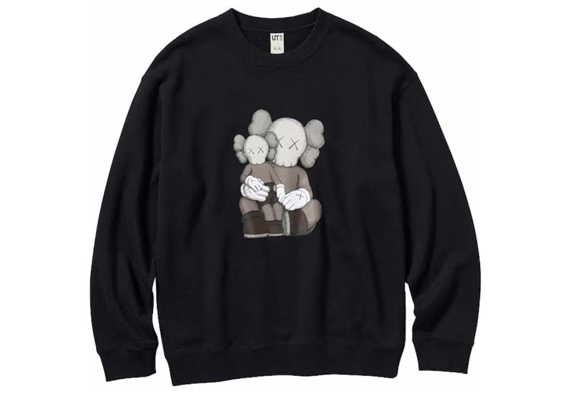 KAWS x Uniqlo Longsleeve Sweatshirt (Asia Sizing) Black