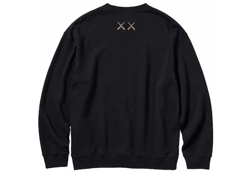 KAWS x Uniqlo Longsleeve Sweatshirt (Asia Sizing) Black