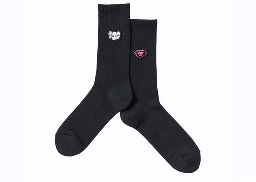 KAWS x Uniqlo Warhol 476519 Socks Black