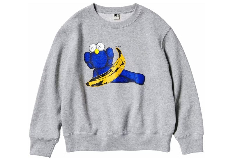 KAWS x Uniqlo Warhol Graphic 472951 Sweatshirt Gray