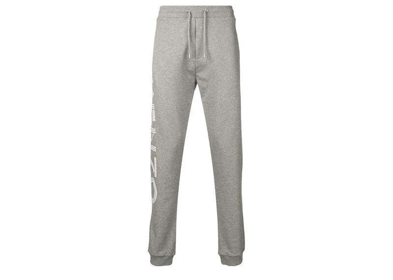 KENZO Sport Cuffed Logo Sweatpants Grey