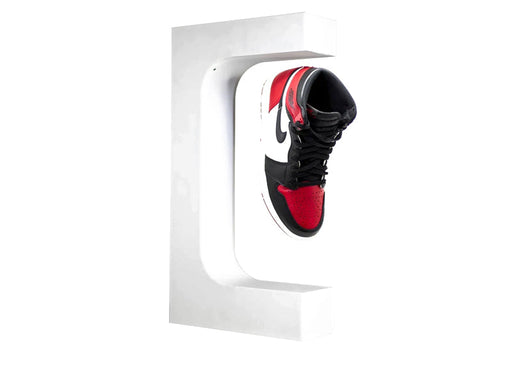 Magnetic Floating Sneaker Display White