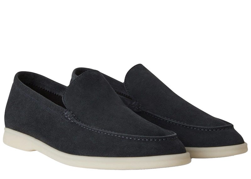 Loro Piana Summer Walk Moccasins Classic Blue